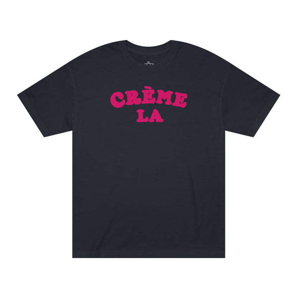 Creme LA Tee In Black / Pink