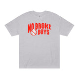 No Broke Boys Tee In Grey