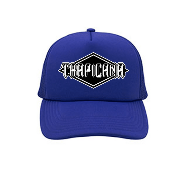 Vintage Trapicana Trucker Hat In Blue