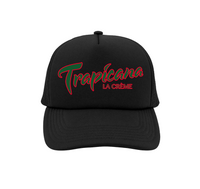 Trapicana Trucker Hat In Black (Green/Red)
