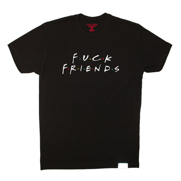Fuck Friends Shirt In Black