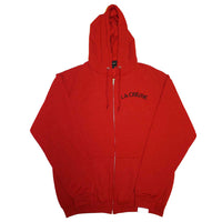 Red Heritage Cross Zip-Up Sweater (Black/Gold)