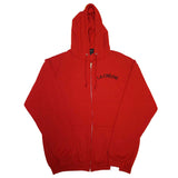 Red Heritage Cross Zip-Up Sweater (Black/Gold)